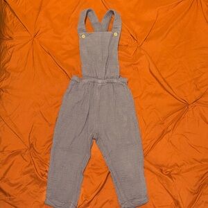 H&M Charcoal Overalls with Elastic Waist
